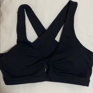 Black Fabletics Sports Bra